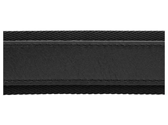 Louis Vuitton Ledergürtel mit Kreis-Muster Schwarz - Ansicht 4