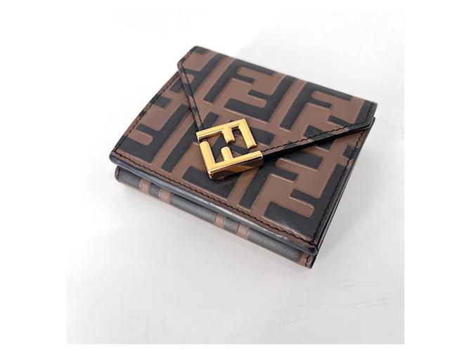 Fendi FF Diamond Tri-Fold Wallet Mehrfarben - Ansicht 5