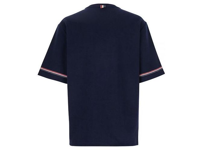 Thom Browne Rugby Kurzarm-T-Shirt aus Baumwolle - Ansicht 4