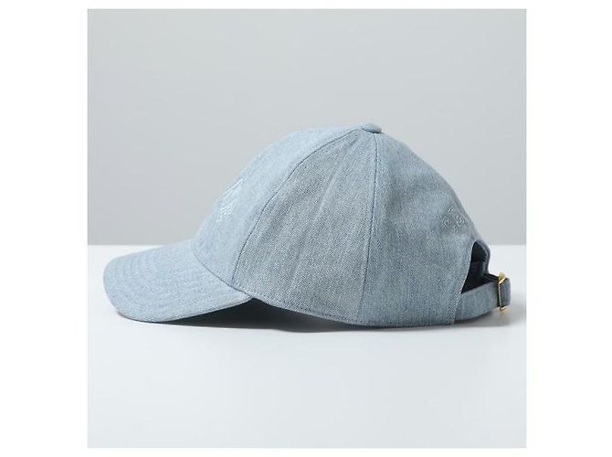 Céline Cappellino da baseball in denim di cotone - vista 5