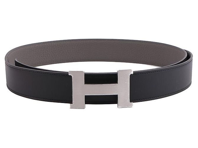 Hermès Reversible Leather Strap Belt with Gold Buckle Multiple colors - view 5