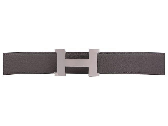 Hermès Reversible Leather Strap Belt with Gold Buckle Multiple colors - view 7