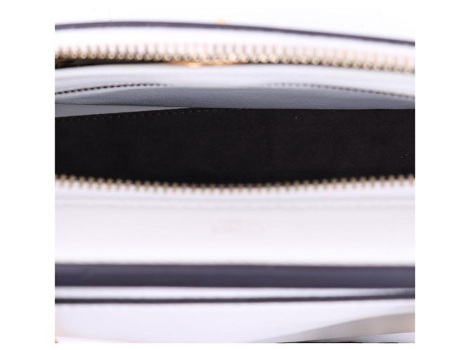 Fendi Borsa a tracolla Dot Com in pelle bianca Bianco - vista 10