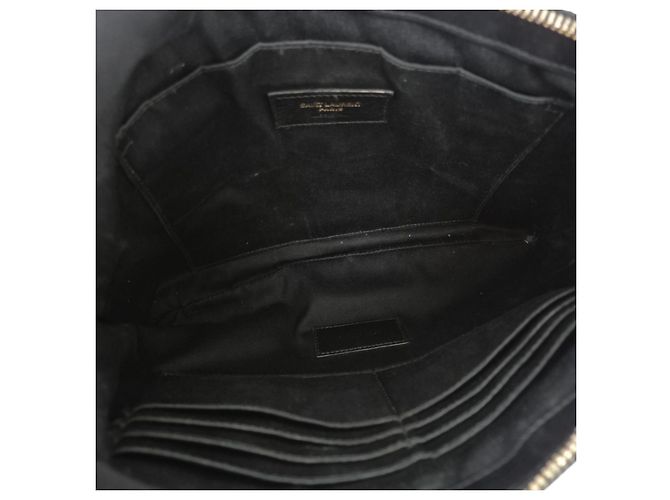 Saint Laurent Monogramm Clutch Bag Schwarz Medium - Ansicht 8
