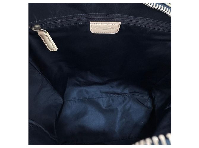 Dior Borsa a tracolla Oblique PVC Troiter Blu - vista 13