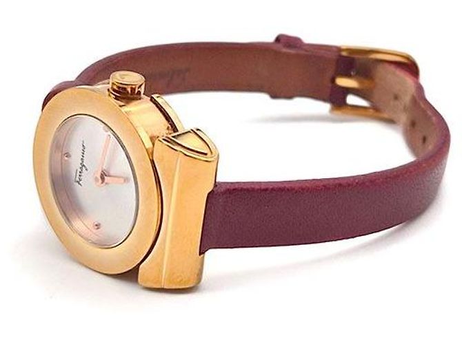 Salvatore Ferragamo Gancini Gold Uhr Golden - Ansicht 2