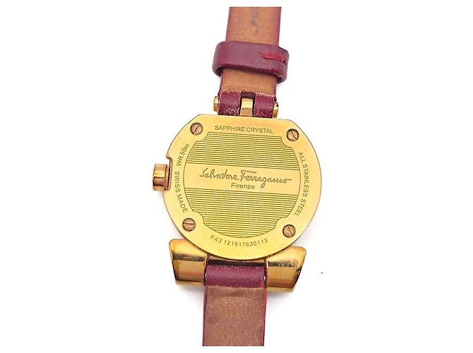 Salvatore Ferragamo Gancini Gold Uhr Golden - Ansicht 6