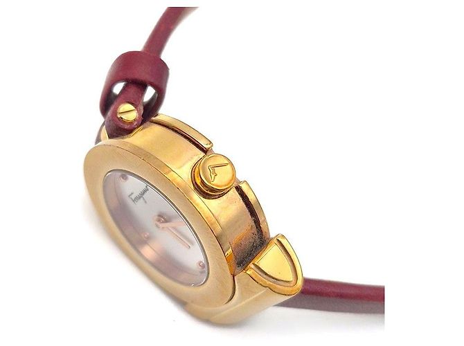 Salvatore Ferragamo Gancini Gold Uhr Golden - Ansicht 7