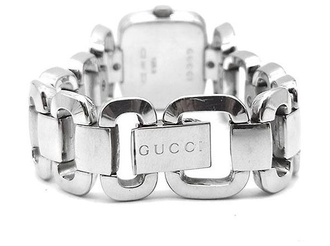 Gucci Diamant-Stahl-Uhr Silber - Ansicht 3