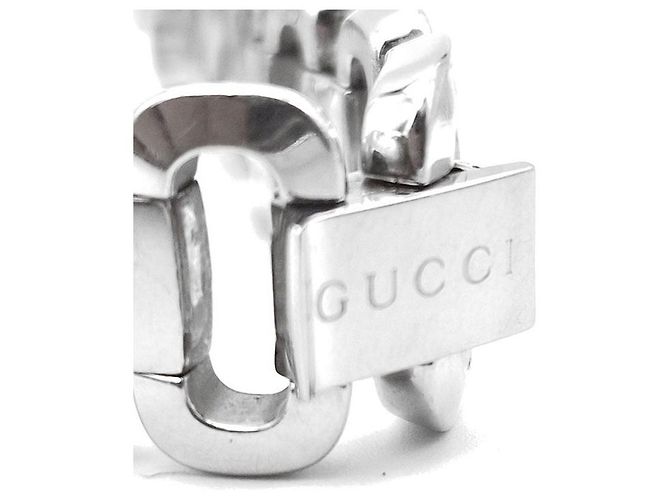 Gucci Diamant-Stahl-Uhr Silber - Ansicht 4
