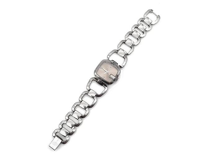 Gucci Diamant-Stahl-Uhr Silber - Ansicht 5
