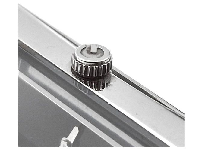 Gucci Stahluhr mit Diamantfassung Silber - Ansicht 6