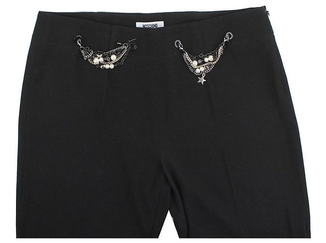 Moschino Schwarze Perlenhose - Ansicht 4