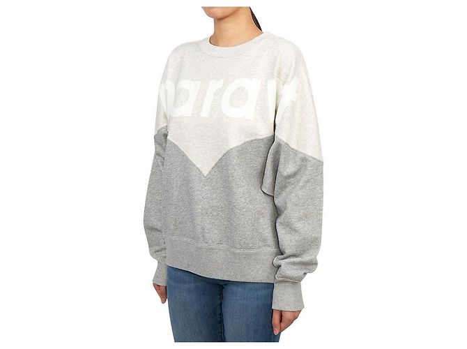 Isabel Marant Fleece-Sweatshirt für Damen ECGY Silber - Ansicht 5
