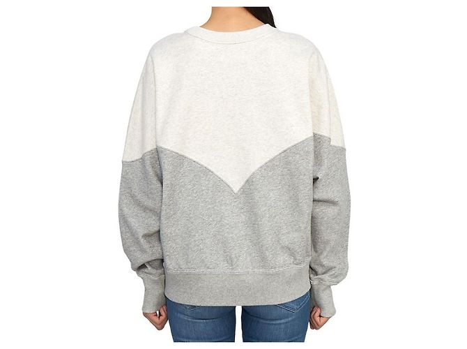 Isabel Marant Fleece-Sweatshirt für Damen ECGY Silber - Ansicht 6