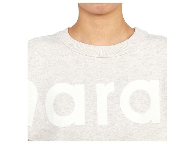 Isabel Marant Fleece-Sweatshirt für Damen ECGY Silber - Ansicht 8