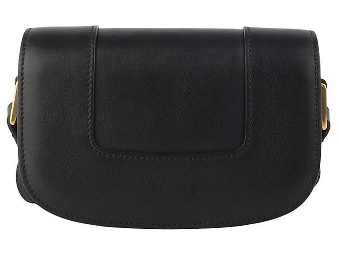 Valentino Superbee Crossbody Small con Logo Oro Nero - vista 3