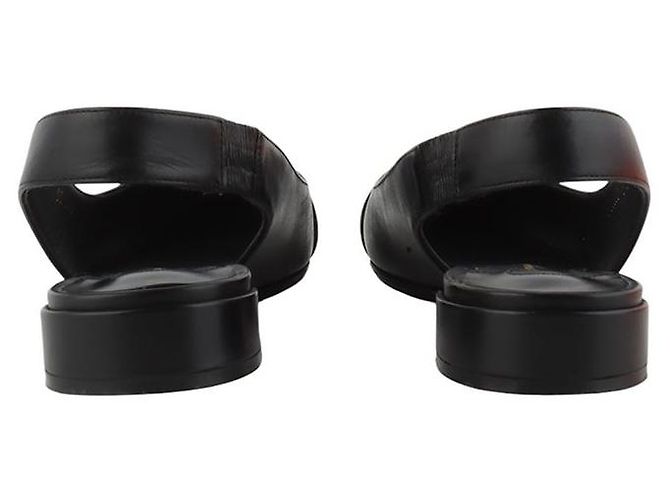 Salvatore Ferragamo Gaiola Gancini Slingback Größe Schwarz - Ansicht 4