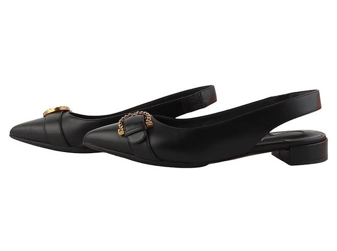 Salvatore Ferragamo Gaiola Gancini Slingback Größe Schwarz - Ansicht 5