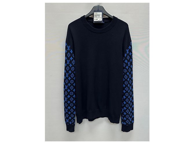 Louis Vuitton Pull en maille à col rond en cachemire Monogram Mix Multicolore - vue 2