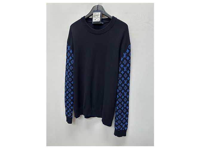 Louis Vuitton Pull en maille à col rond en cachemire Monogram Mix Multicolore - vue 4