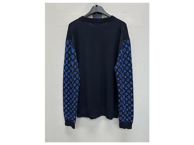 Louis Vuitton Pull en maille à col rond en cachemire Monogram Mix Multicolore - vue 5