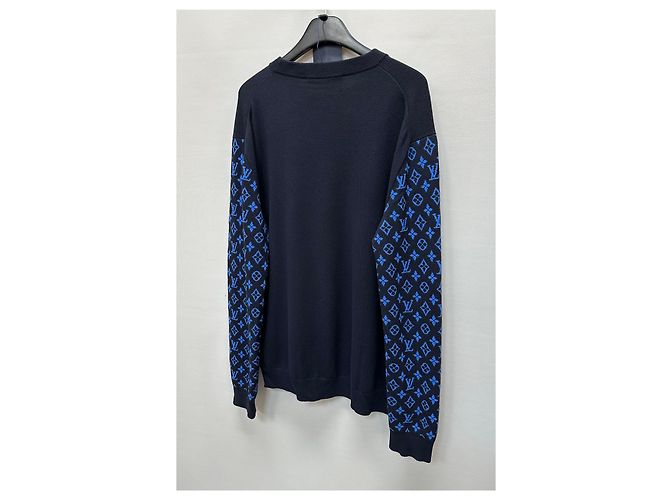 Louis Vuitton Pull en maille à col rond en cachemire Monogram Mix Multicolore - vue 6