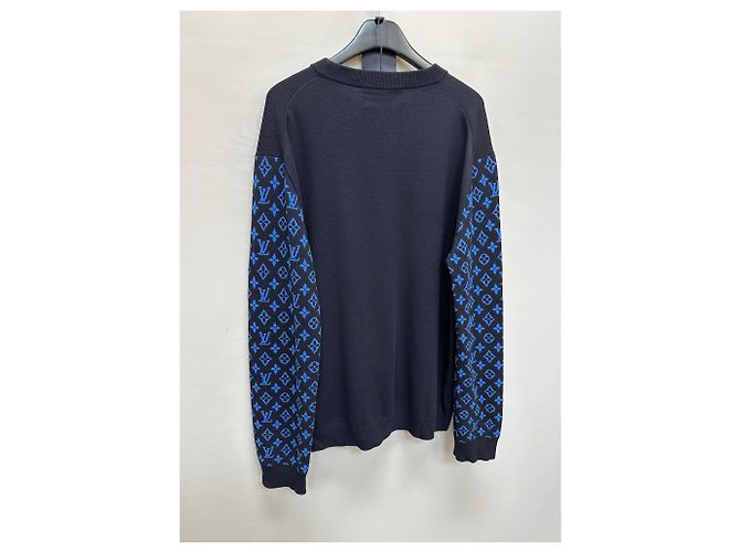 Louis Vuitton Pull en maille à col rond en cachemire Monogram Mix Multicolore - vue 7