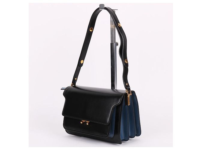 Marni Schultertasche Trunk Schwarz, Größe Medium - Ansicht 4