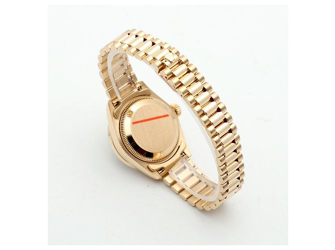 Rolex Reloj Datejust para mujer en oro con bisel engastado Dorado - vista 16