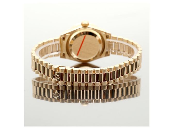 Rolex Reloj Datejust para mujer en oro con bisel engastado Dorado - vista 20