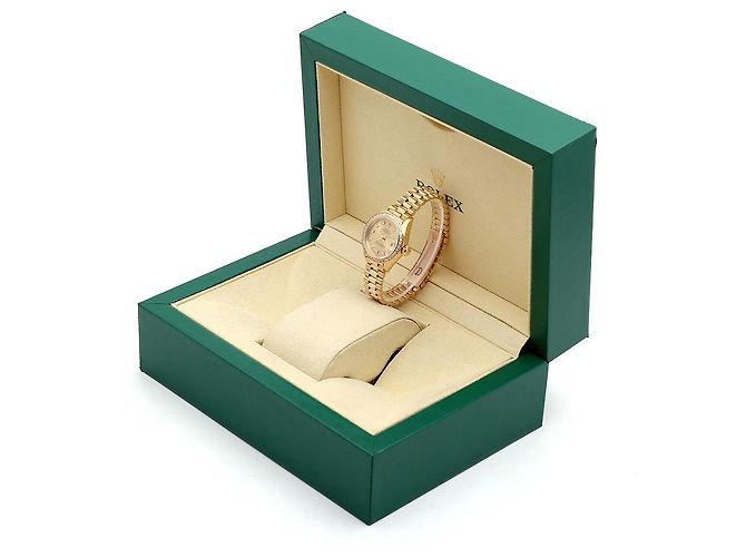 Rolex Reloj Datejust para mujer en oro con bisel engastado Dorado - vista 25