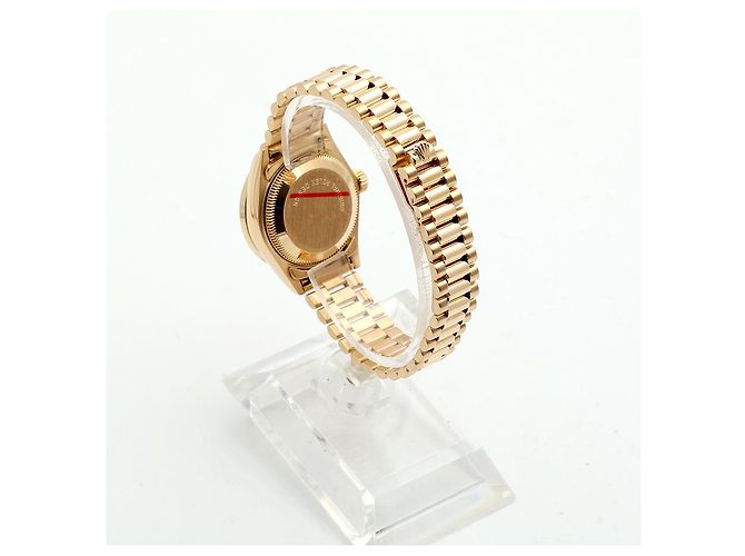Rolex Reloj Datejust para mujer en oro con bisel engastado Dorado - vista 5