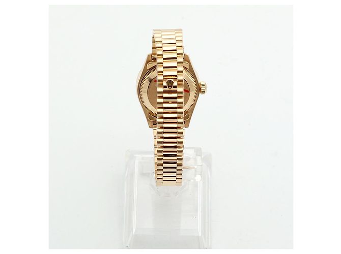 Rolex Reloj Datejust para mujer en oro con bisel engastado Dorado - vista 6