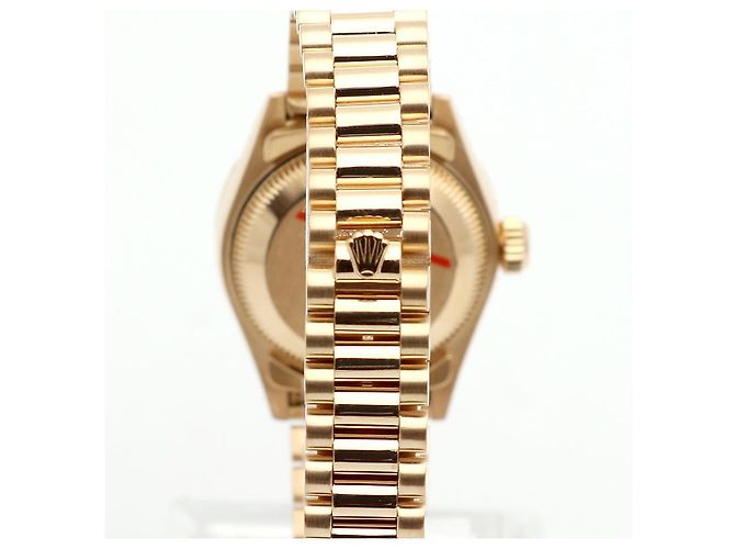 Rolex Reloj Datejust para mujer en oro con bisel engastado Dorado - vista 7
