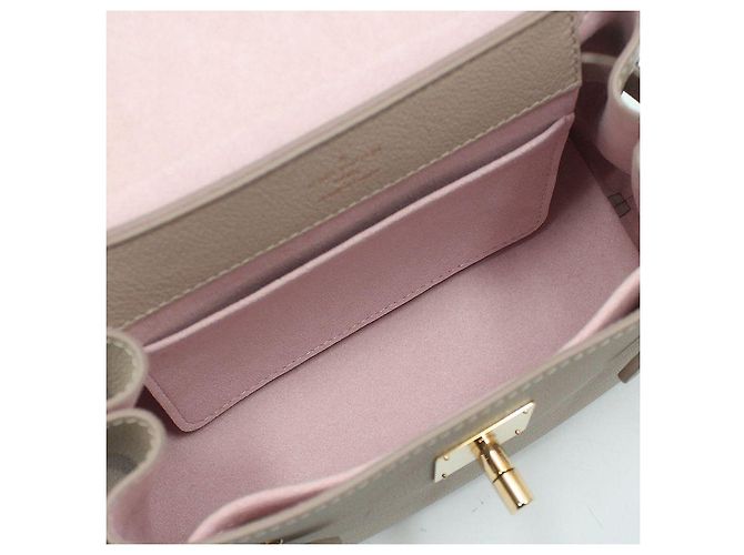 Louis Vuitton Mini bolso de hombro Lockme Ever gris Castaño - vista 11