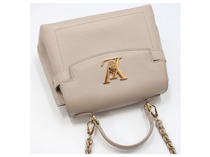Louis Vuitton Mini bolso de hombro Lockme Ever gris Castaño - vista 3