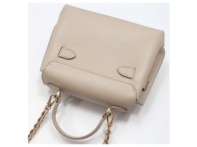 Louis Vuitton Mini bolso de hombro Lockme Ever gris Castaño - vista 4
