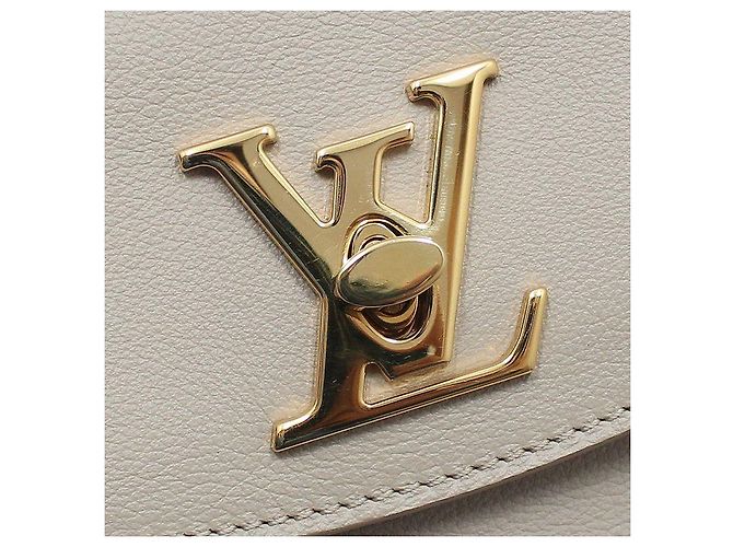 Louis Vuitton Mini bolso de hombro Lockme Ever gris Castaño - vista 9