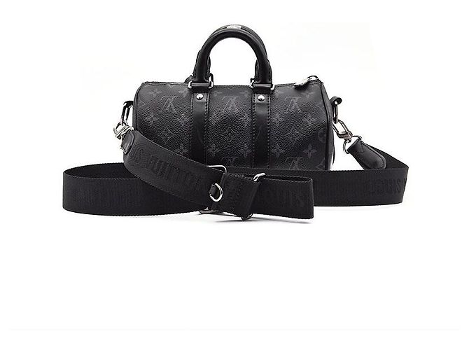 Louis Vuitton Tracolla Eclipse Keepall - vista 3