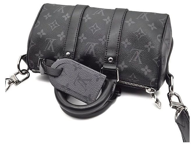 Louis Vuitton Tracolla Eclipse Keepall - vista 6