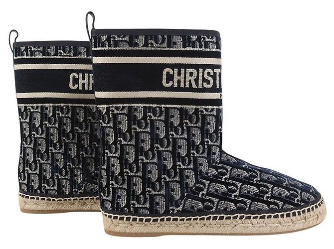 Dior Botines Shemoa Granville Oblique Deep Blue Azul - vista 4