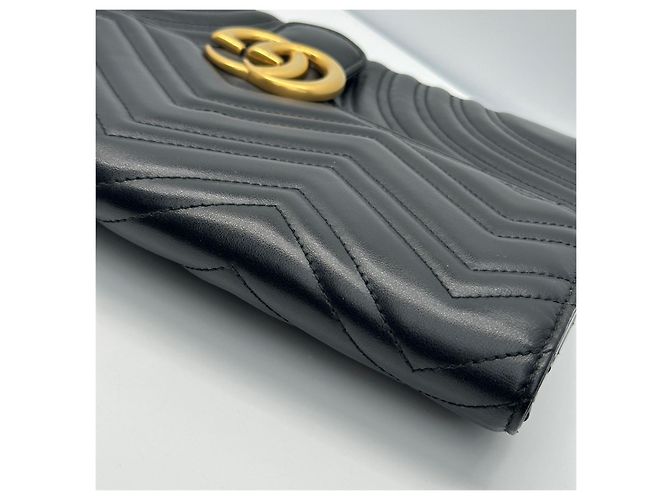 Gucci Clutch Marmont Matelassé con Patta Multicolore - vista 6
