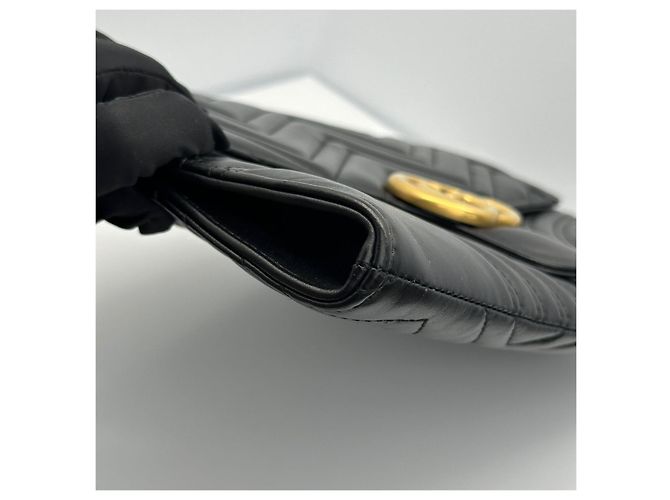 Gucci Clutch Marmont Matelassé con Patta Multicolore - vista 9