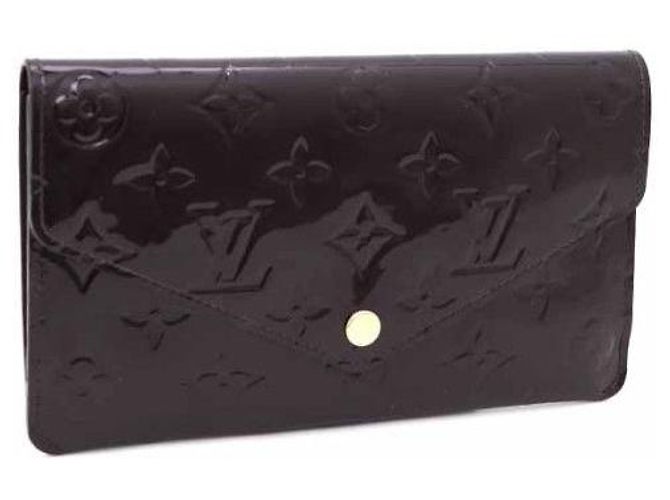 Cartera larga Jeanne Vernis Louis Vuitton Roja - vista 2