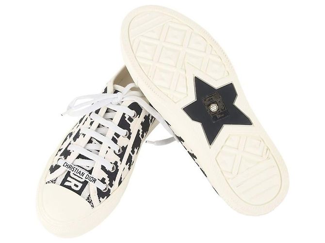Dior Baskets Work et Houndstooth Taille Multicolore - vue 7