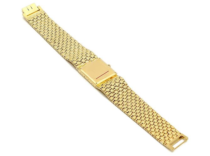 Piaget Orologio al quarzo da uomo in oro con quadrante in opale e cornice di diamanti Giallo - vista 15