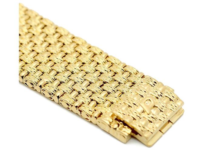 Piaget Orologio al quarzo da uomo in oro con quadrante in opale e cornice di diamanti Giallo - vista 16