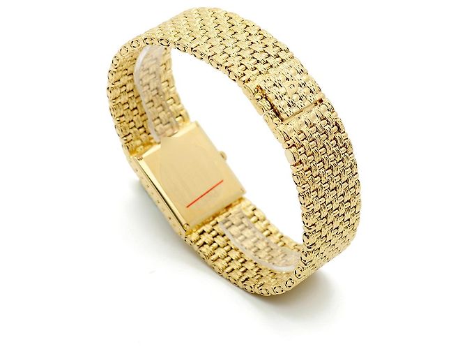 Piaget Orologio al quarzo da uomo in oro con quadrante in opale e cornice di diamanti Giallo - vista 18