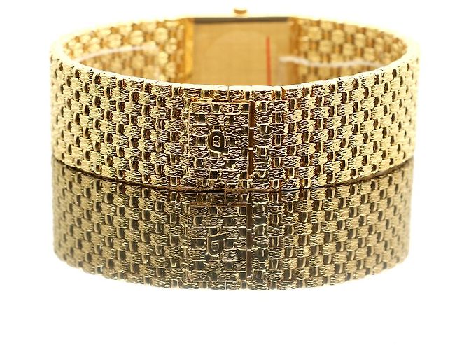 Piaget Orologio al quarzo da uomo in oro con quadrante in opale e cornice di diamanti Giallo - vista 20
